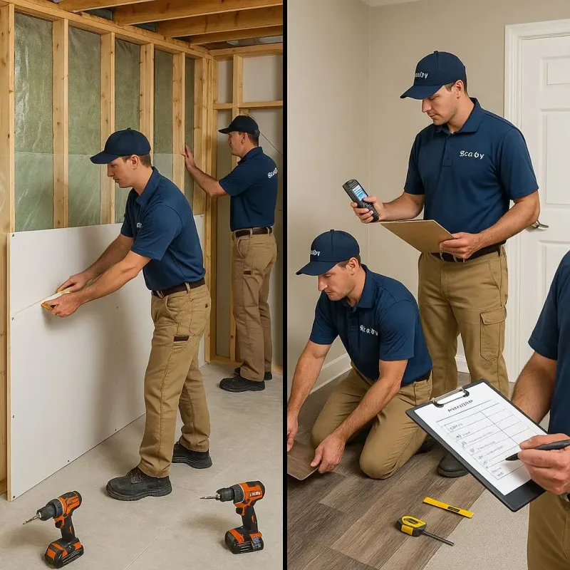 Repairs and Reconstruction process in Meredosia, IL